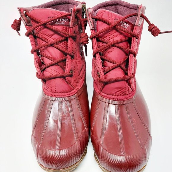 Sperry Shoes - Sperry Womens Syren Quilted Nylon Duck Boot 10
